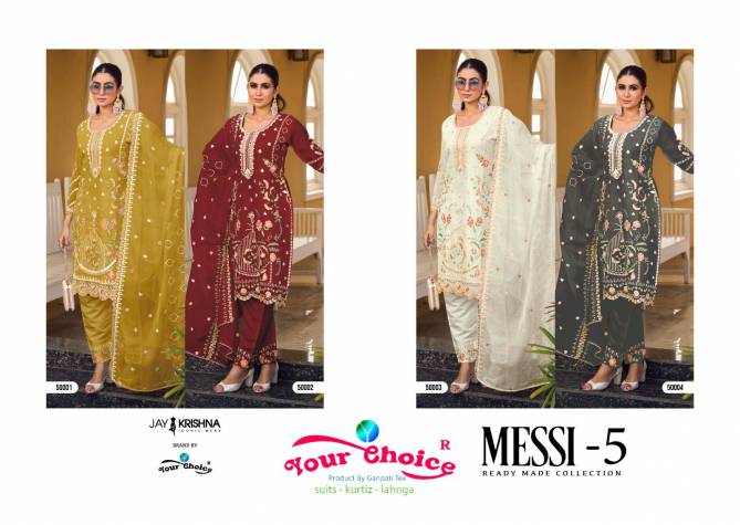 Messi 5 By Your Choice Readymade Salwar Suits Catalog
